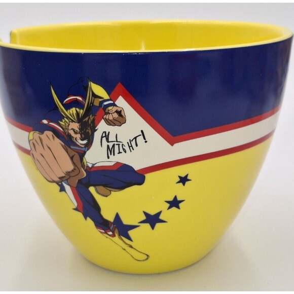My Hero Academia Ramen Bowl 16oz All Might United States of Smash NO CHOPSTICKS - Picture 5 of 8